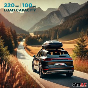 Maserati Levante Roof Rack Cross Bars - Omac - Compact (9080B Kit PR4) - Black - '17-'24 Maserati Levante Roof Rack Cross Bars - Omac - Compact (9080B Kit PR4) - Black - '17-'24